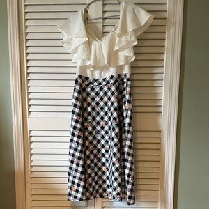 Unique Vintage Spring Midi Length Dress